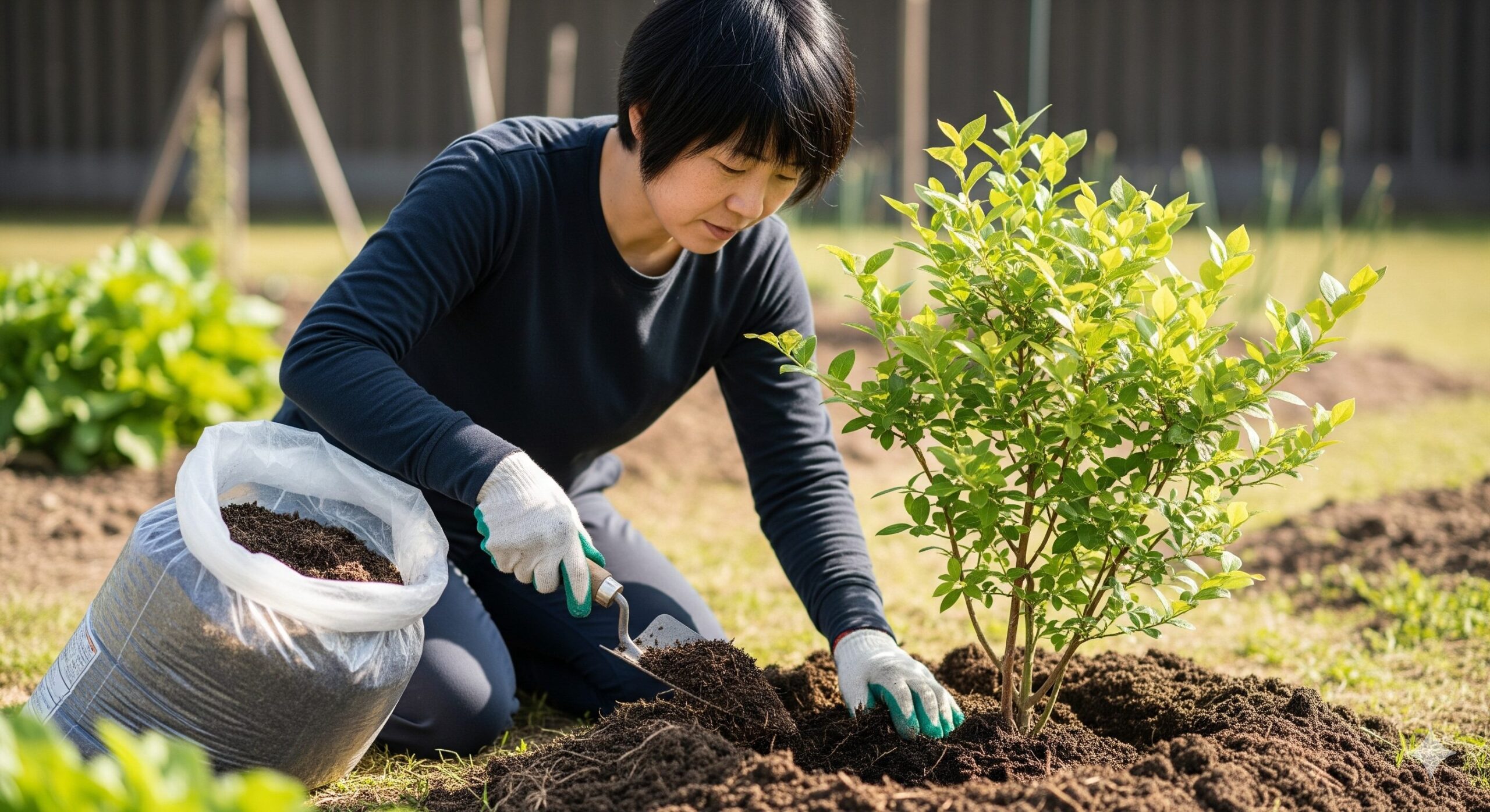 ブルーベリーの木 地植えで育てるポイント