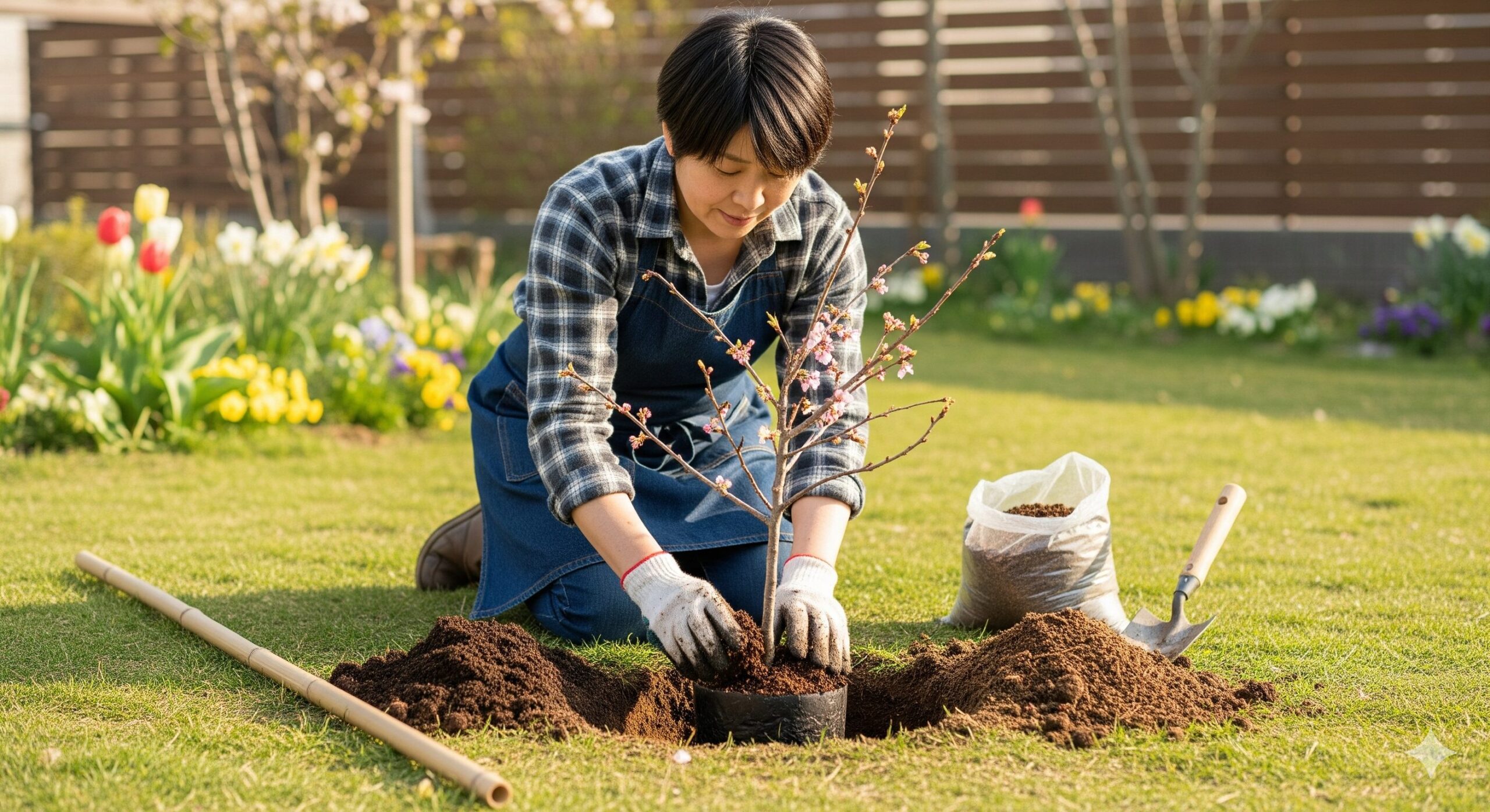 桜の植え方 地植えの正しい手順