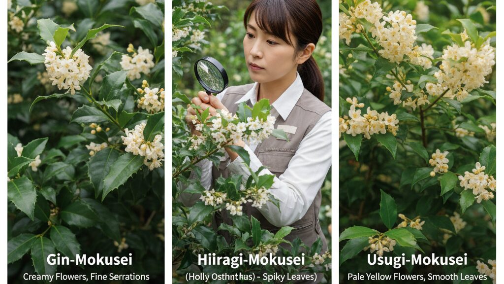 銀木犀に似た花との見分け方