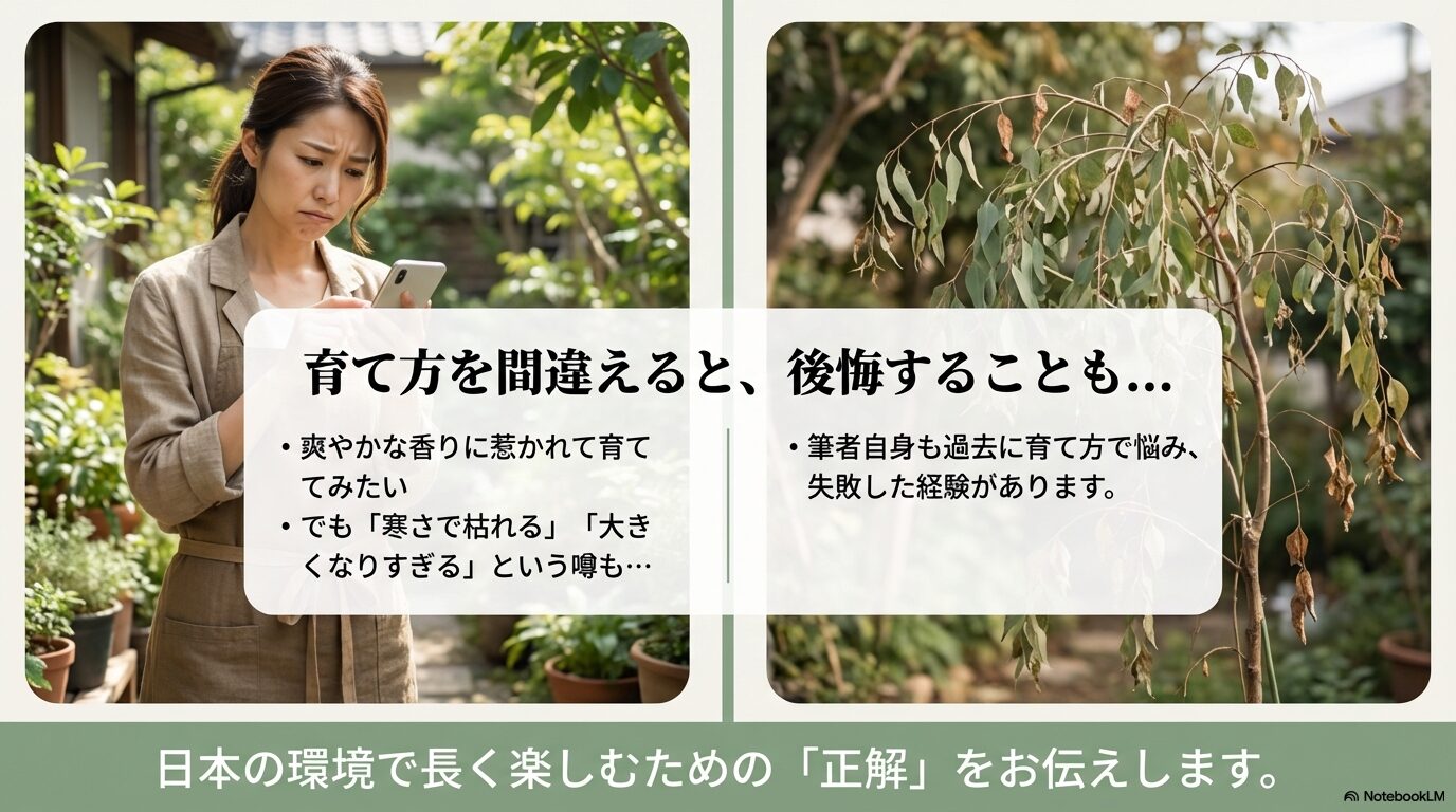 レモンユーカリの育て方を間違えた場合の後悔や失敗談のまとめ