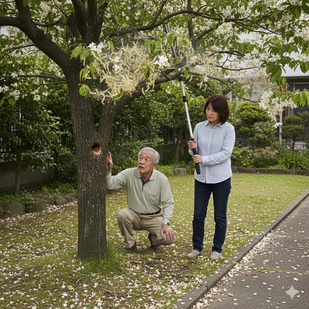 エゴノキを植えて後悔する点はあるか