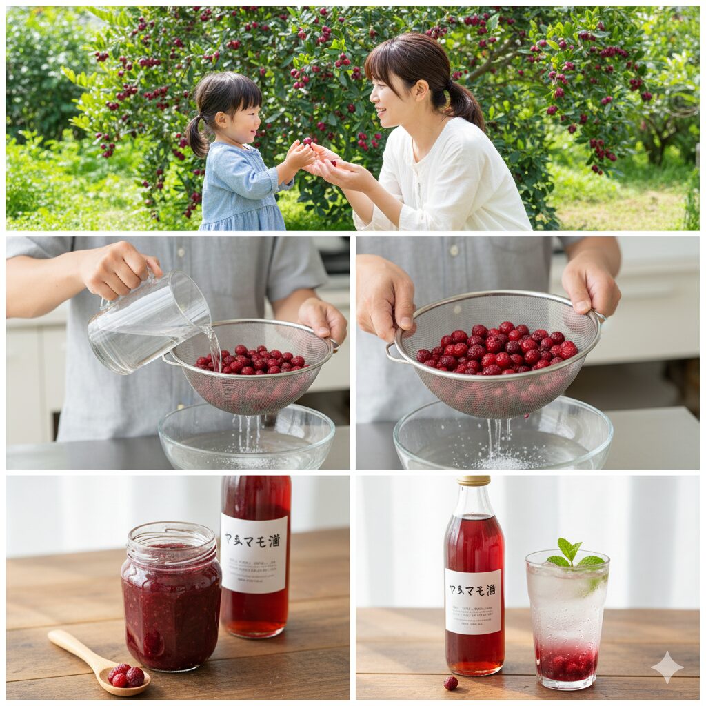 ヤマモモの毒性と美味しい食べ方