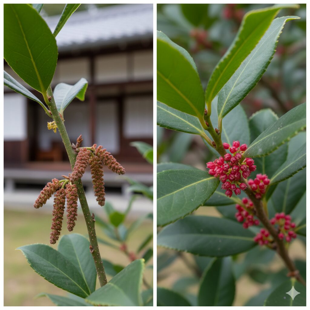 ヤマモモの花の特徴と時期