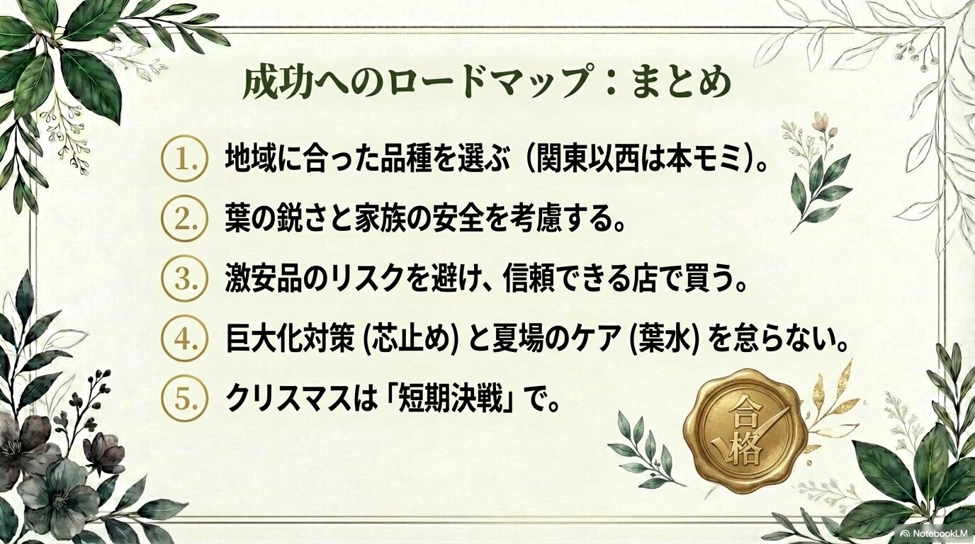 品種選びから管理まで、もみの木栽培を成功させるための5つの重要ポイントまとめ