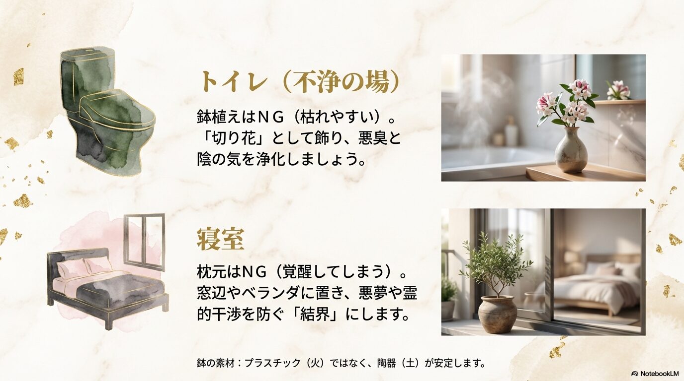 トイレの浄化に効果的な沈丁花の切り花と寝室での配置