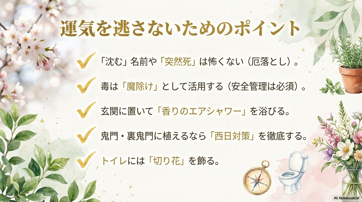 沈丁花の風水活用術まとめと運気を逃さないポイント