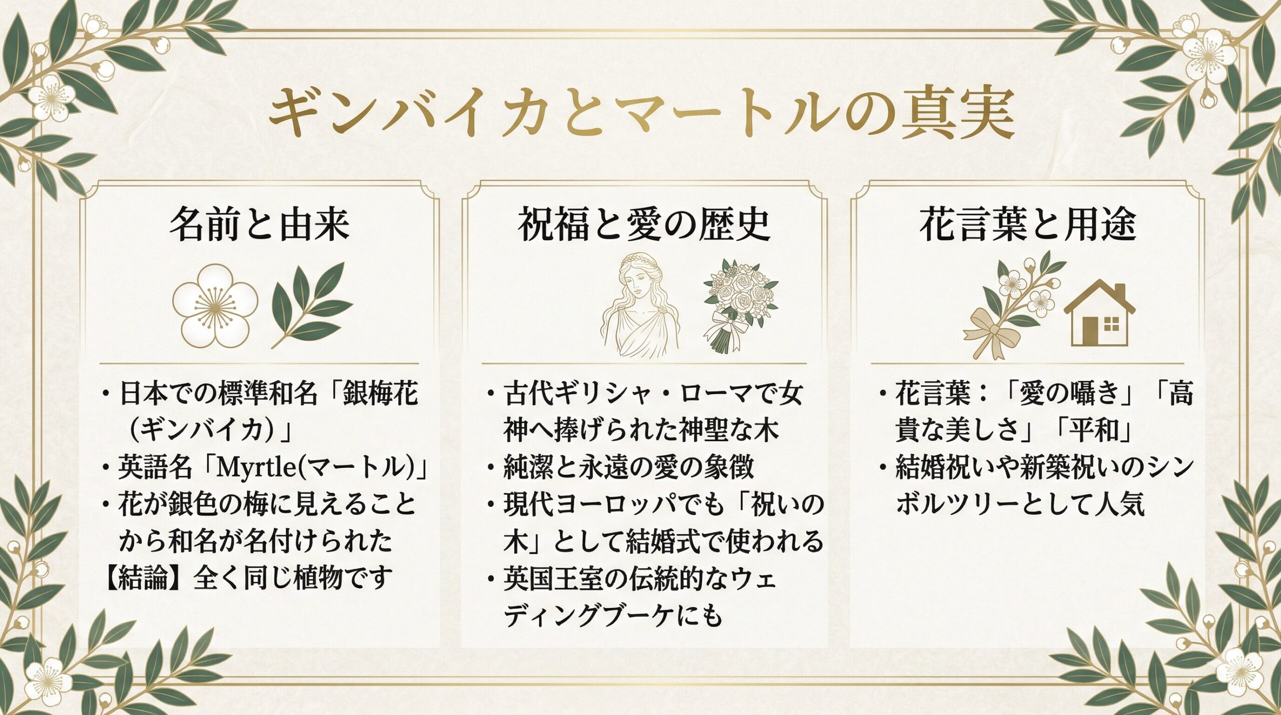 ギンバイカとマートルの真実（説明スライド）