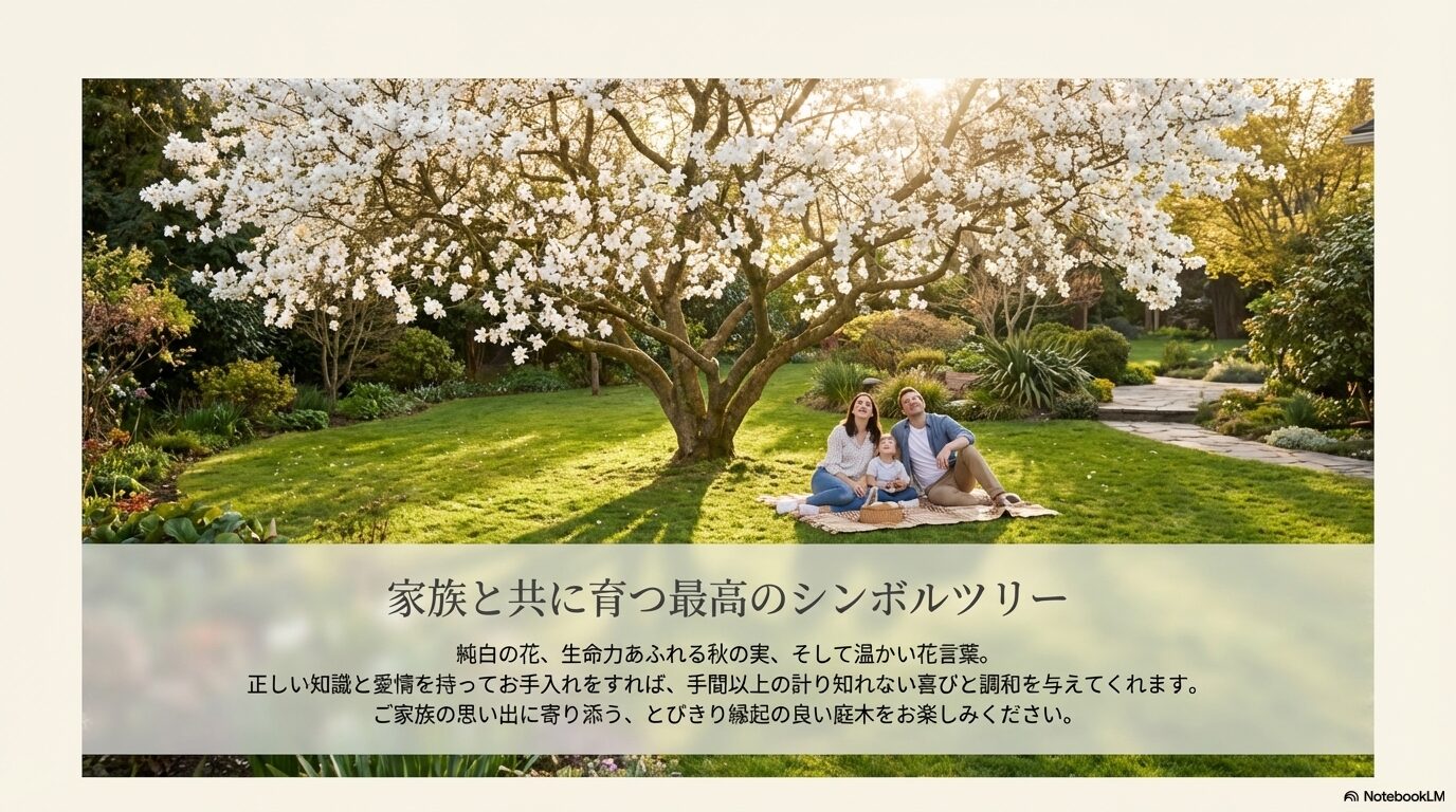 家族の思い出に寄り添う縁起が良くて温かい最高のシンボルツリー