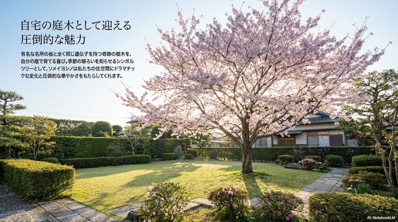 自宅の庭木として迎える圧倒的な魅力