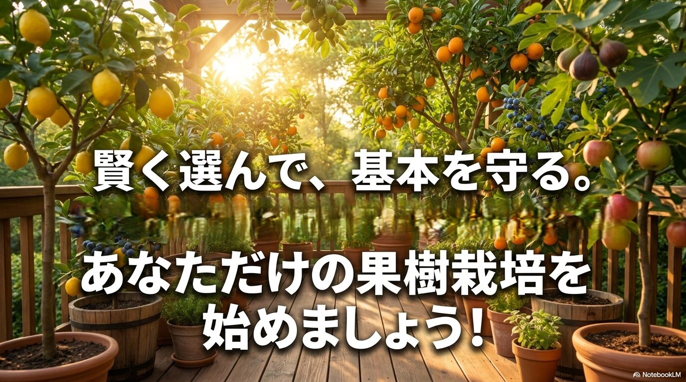 賢く品種を選んで基本を守る初心者向けの果樹栽培スタートガイド