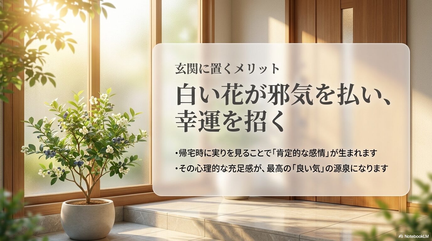 玄関にブルーベリーを置く風水メリット：邪気を払い幸運を招く
