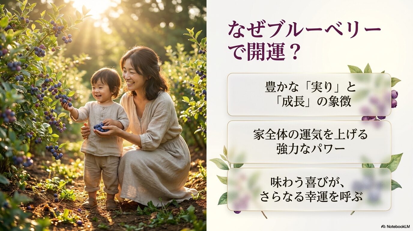 ブルーベリーが開運におすすめな理由：実りと成長の象徴