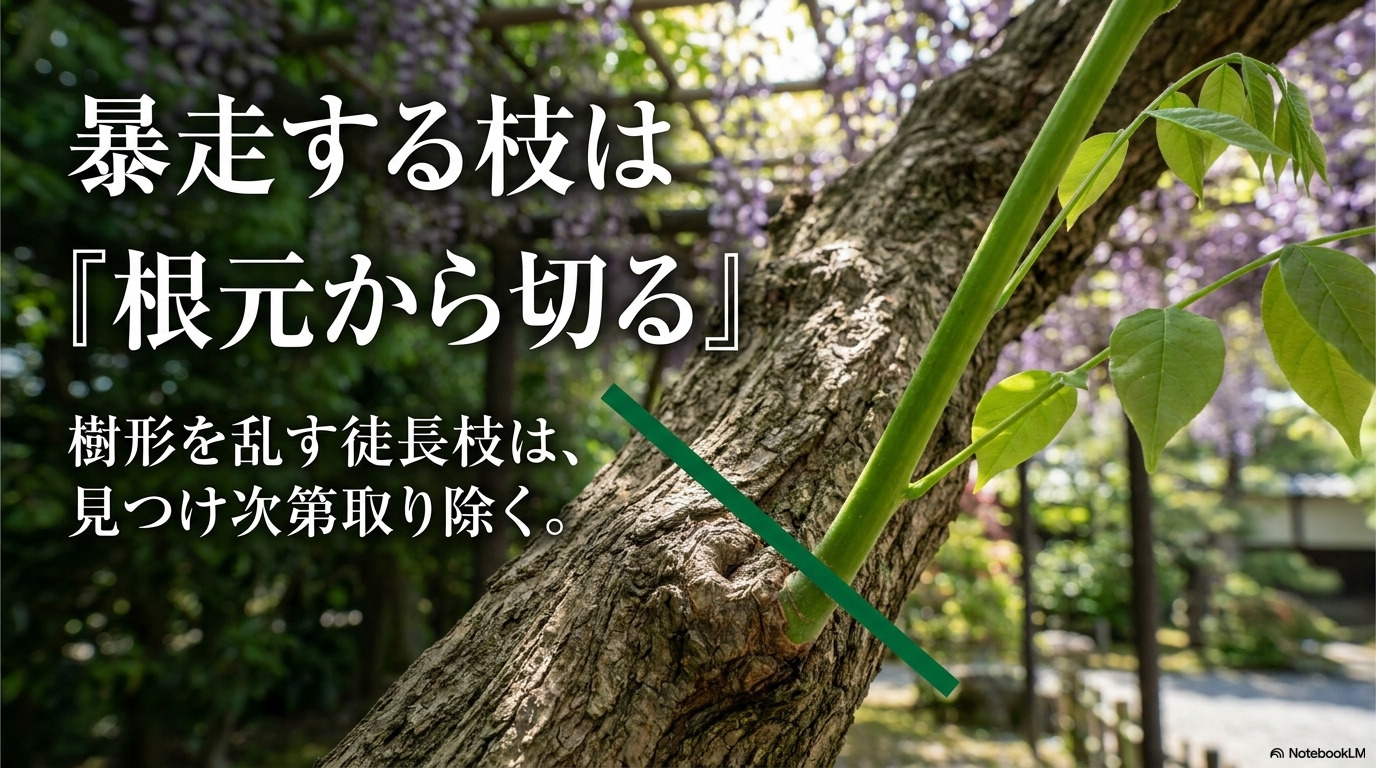 樹形を乱すため見つけ次第根元から切るべきジャカランダの暴走する枝