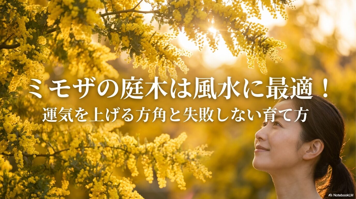 ミモザの庭木は風水に最適！運気を上げる方角と失敗しない育て方