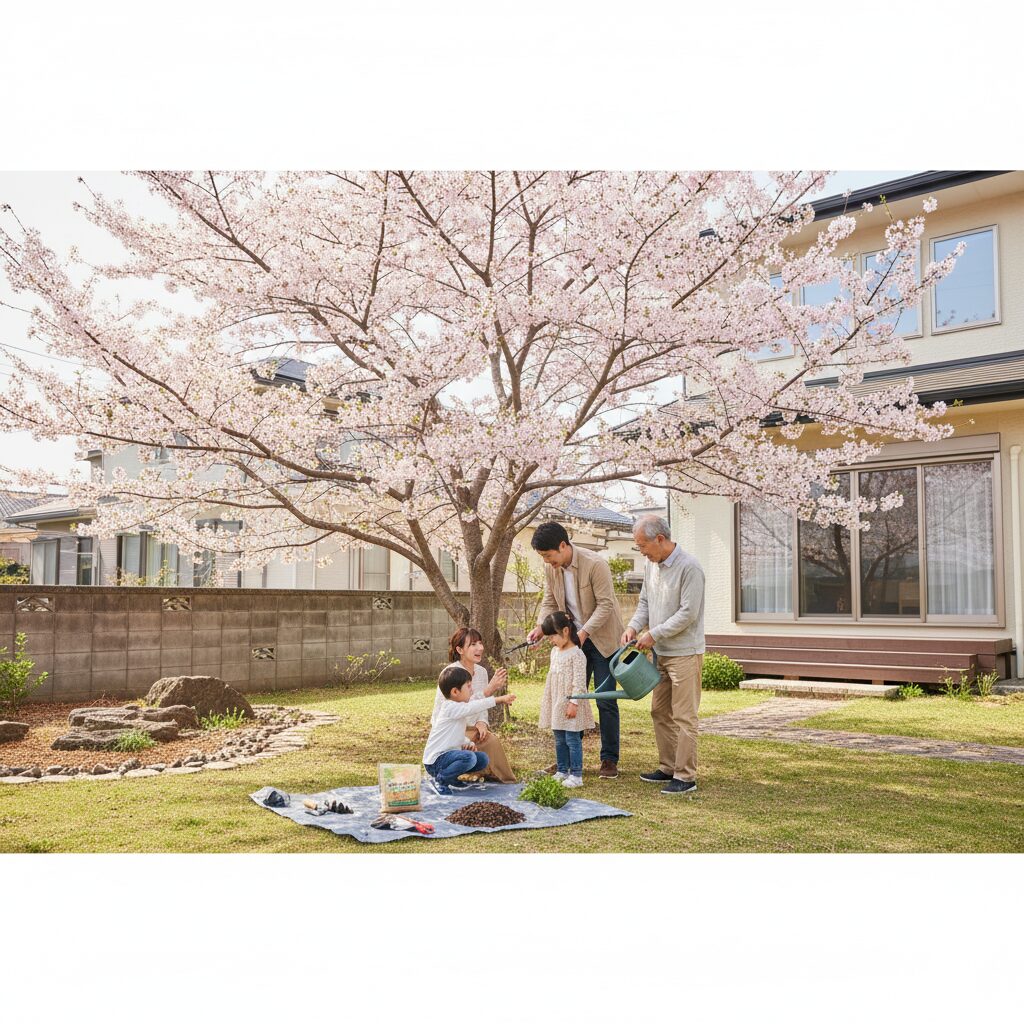 庭木に【桜】を植えて安全に楽しむための知識と育て方を徹底解説（アイキャッチ）