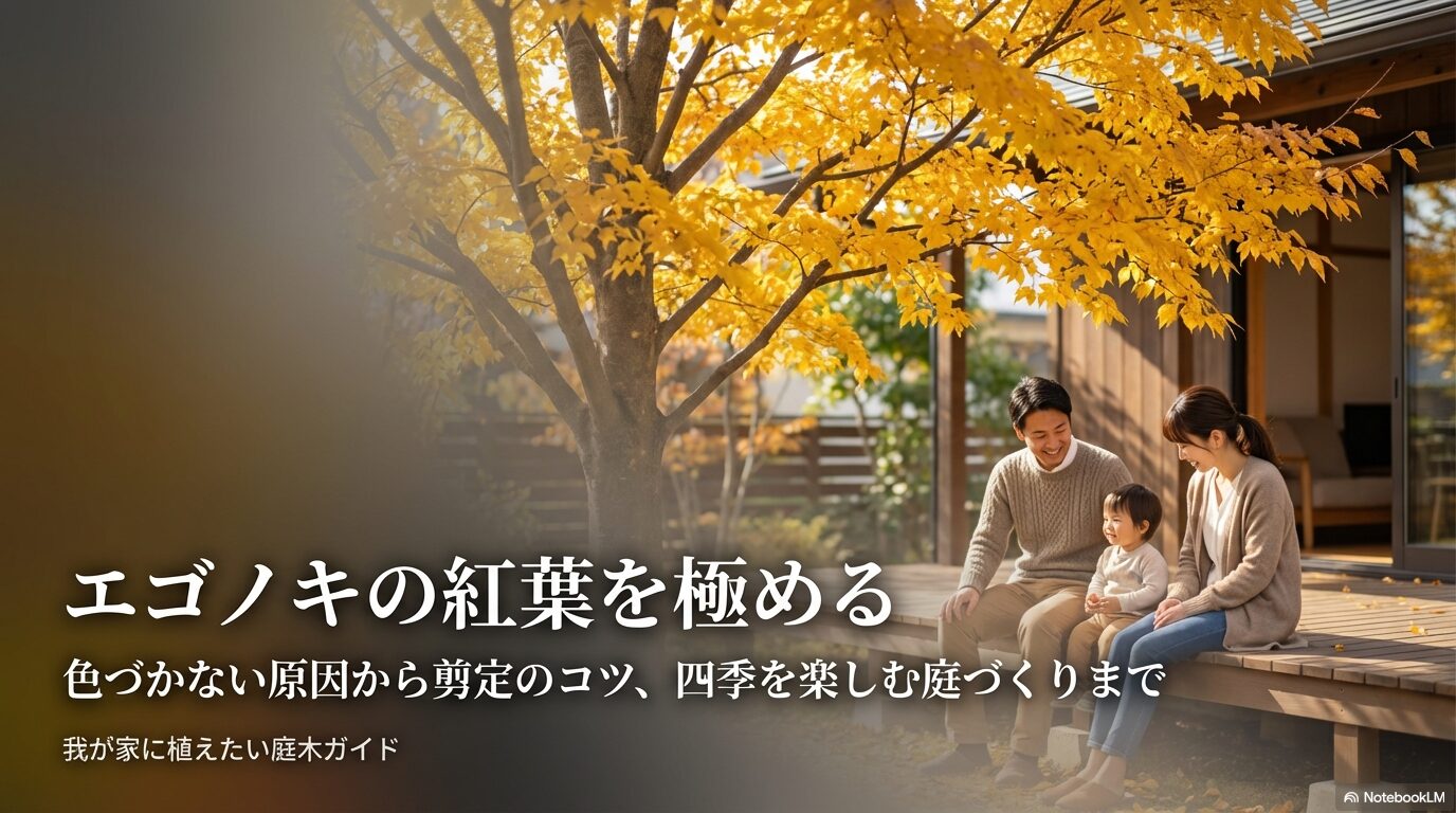 エゴノキの紅葉を極める 色づかない原因から剪定のコツ、四季を楽しむ庭づくりまで