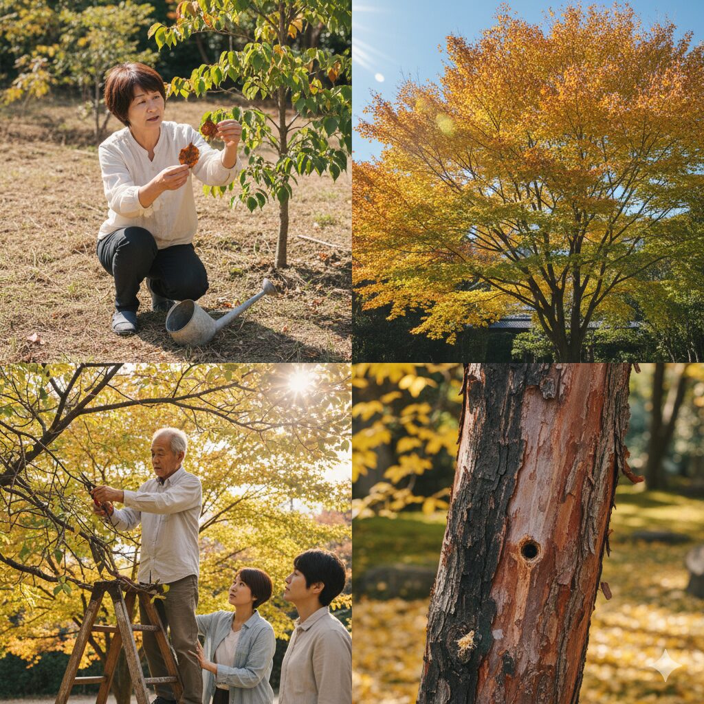 【エゴノキ】の紅葉は黄色？赤？色づかない原因や時期と剪定のコツ
