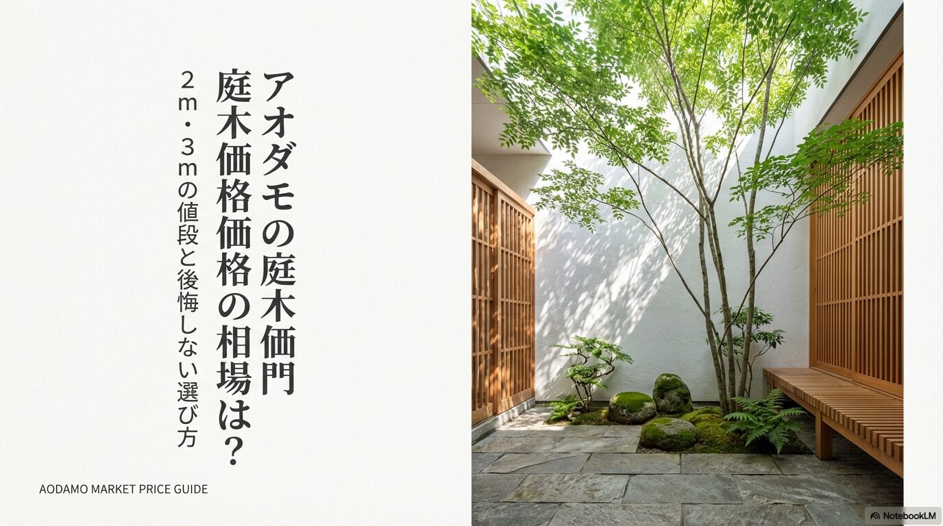 アオダモ庭木価格の相場は？