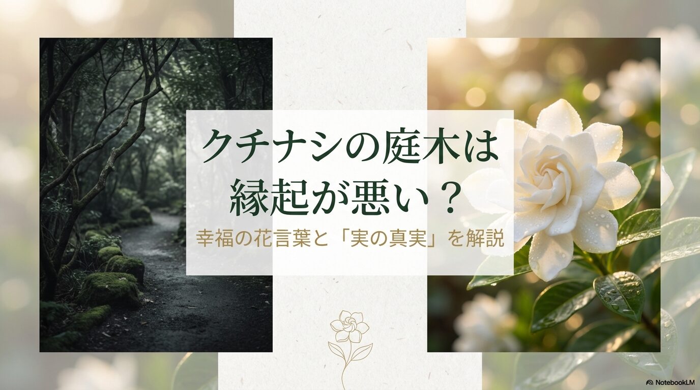 クチナシの庭木は縁起が悪い？