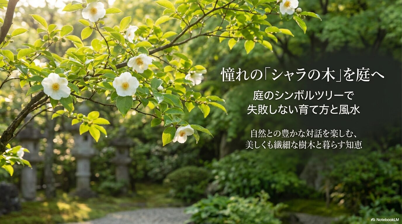 シャラの木を庭のシンボルツリーにして失敗しない育て方と風水