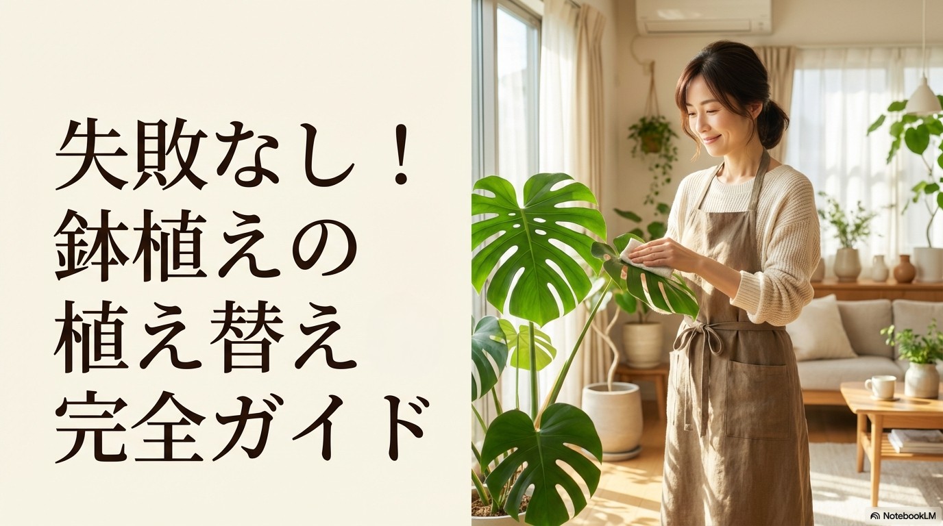 失敗なし！鉢植えの植え替える完全ガイド