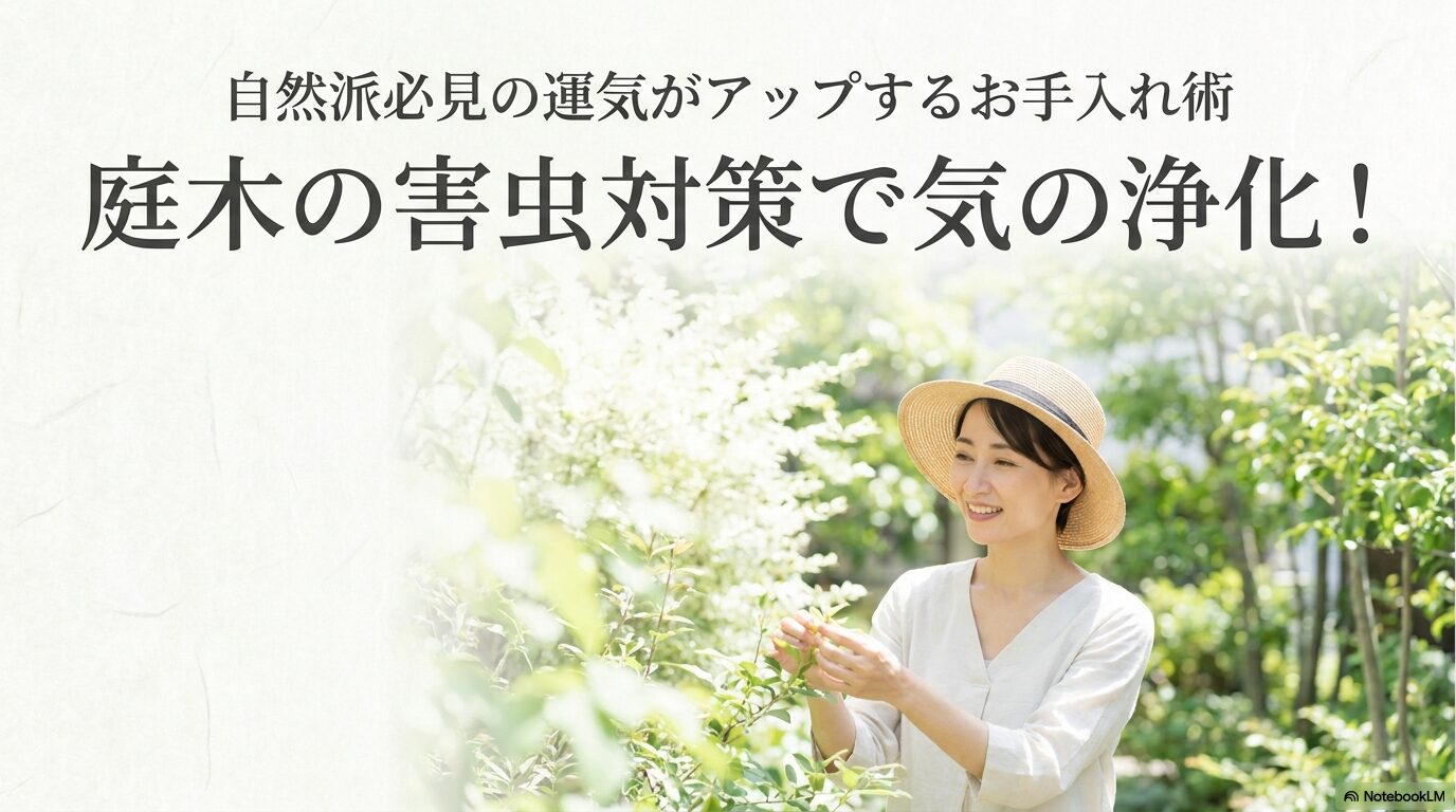 庭木の害虫対策で気の浄化！自然派必見の運気がアップするお手入れ術
