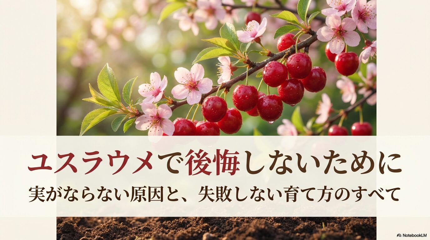 ユスラウメで後悔しないために！実がならない原因と失敗しない育て方