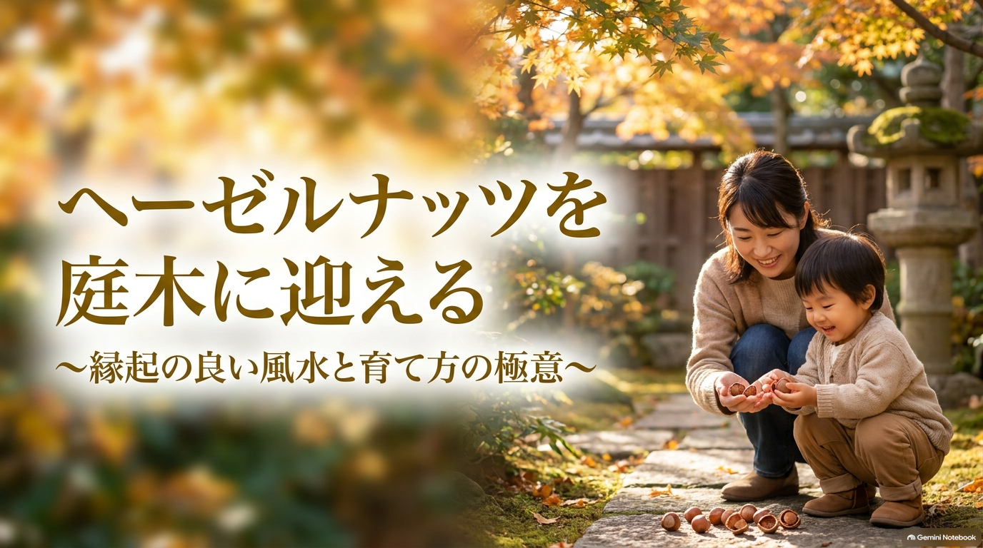 ヘーゼルナッツを庭木に迎える ~縁起の良い風水と育て方の極意~